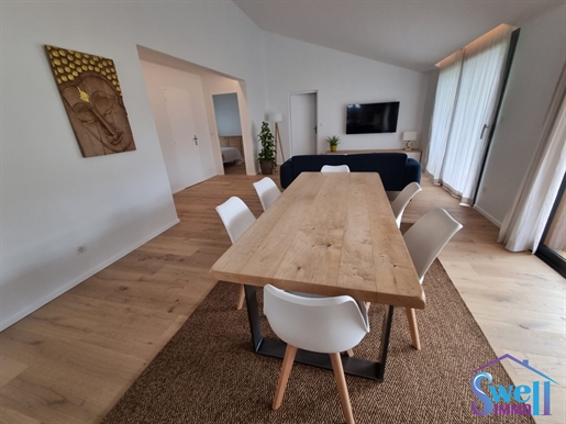 Timber frame house T4 107m² swimming pool landscaped garden