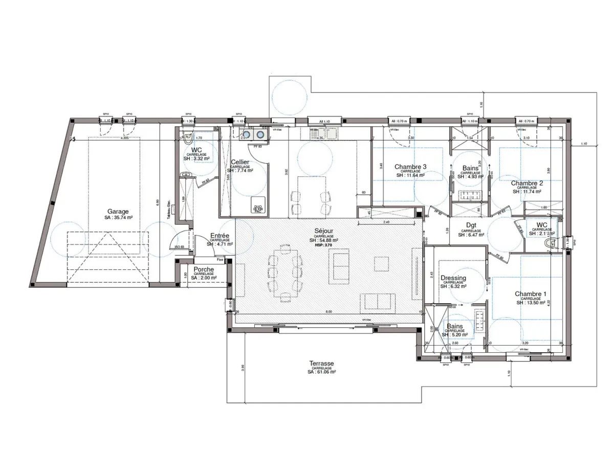 Maison à vendre, 4m², Pujaudran