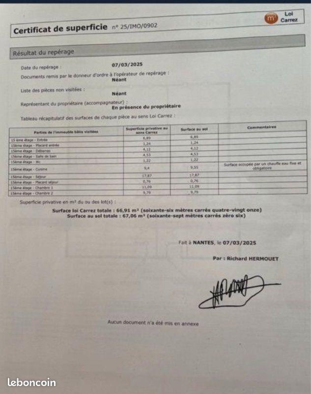 Appartement à vendre, 67m², Nantes