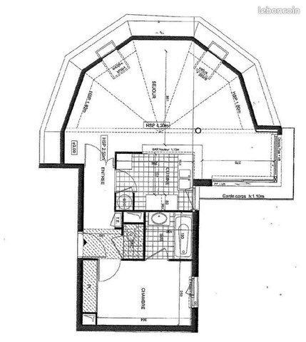 Appartement à louer, 58m², Brest