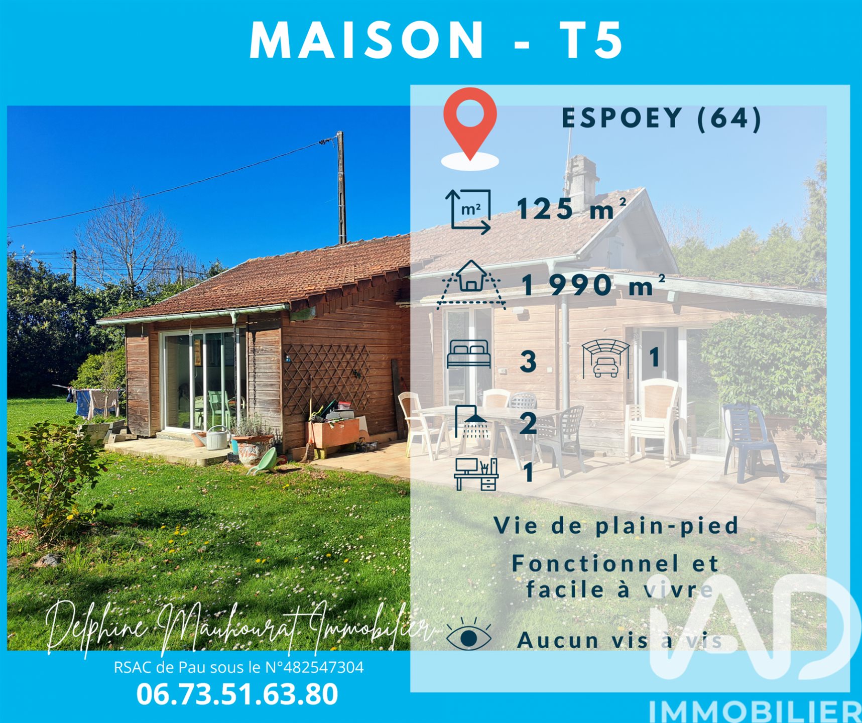 Maison à vendre, 125m², Espoey