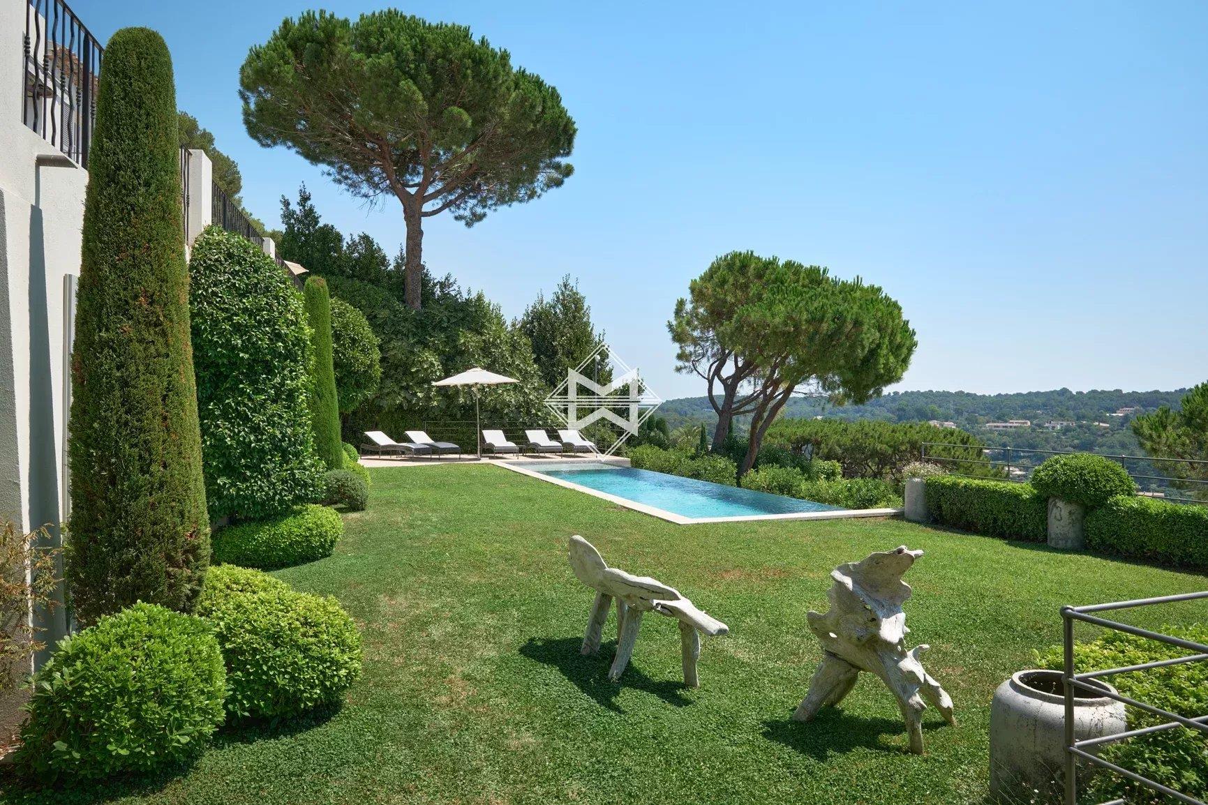 Modern Mas with panoramic view - Within walking distance from the village