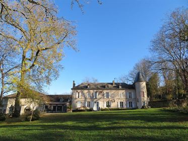 Castillo con 4 cabañas en un parque de 4,9 ha cerca de Vichy. –