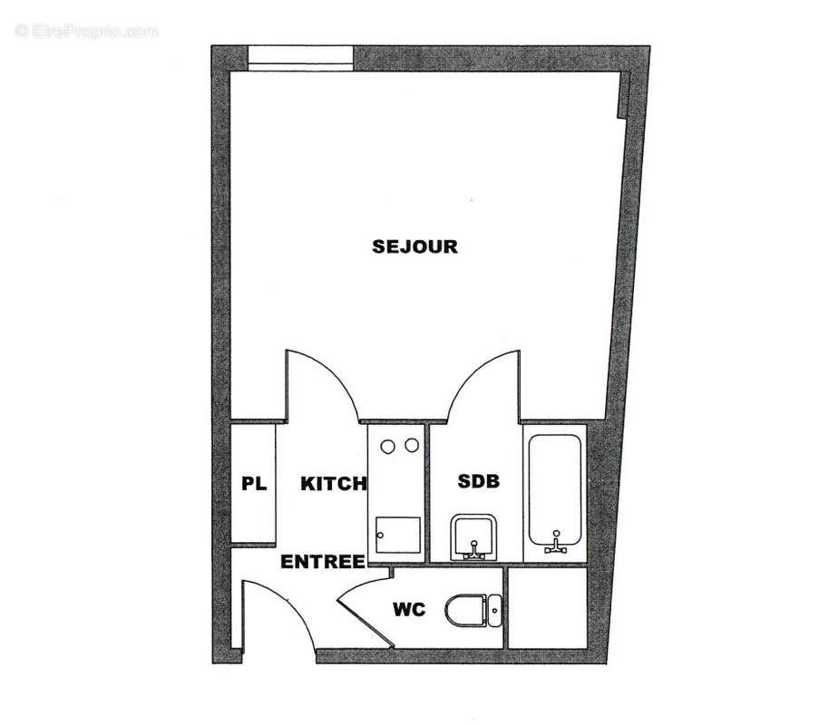 Appartement à vendre, 24m², Lyon 3ème