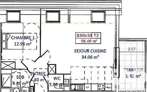 Appartement à vendre, 58m², Autun