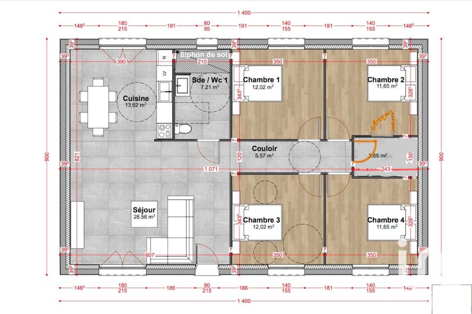 Maison à vendre, 105m², Saint-Sérotin