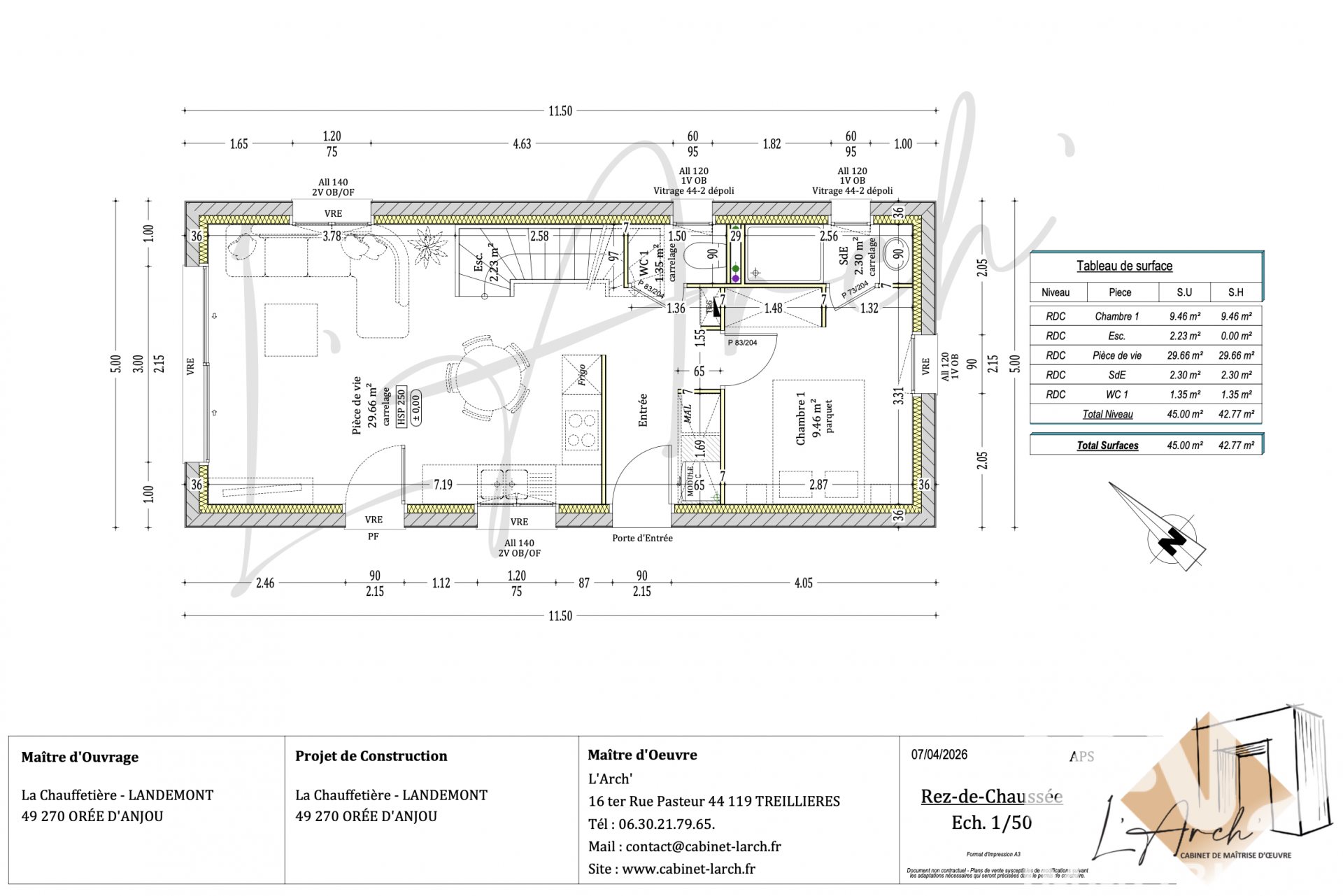 Appartement à vendre, 87m², La Remaudière