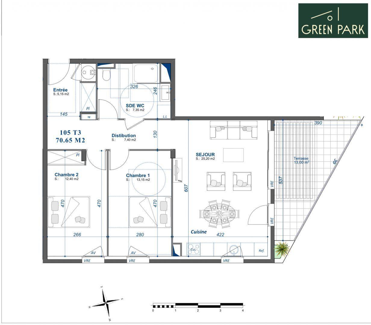 Appartement à vendre, 70m², Toulon