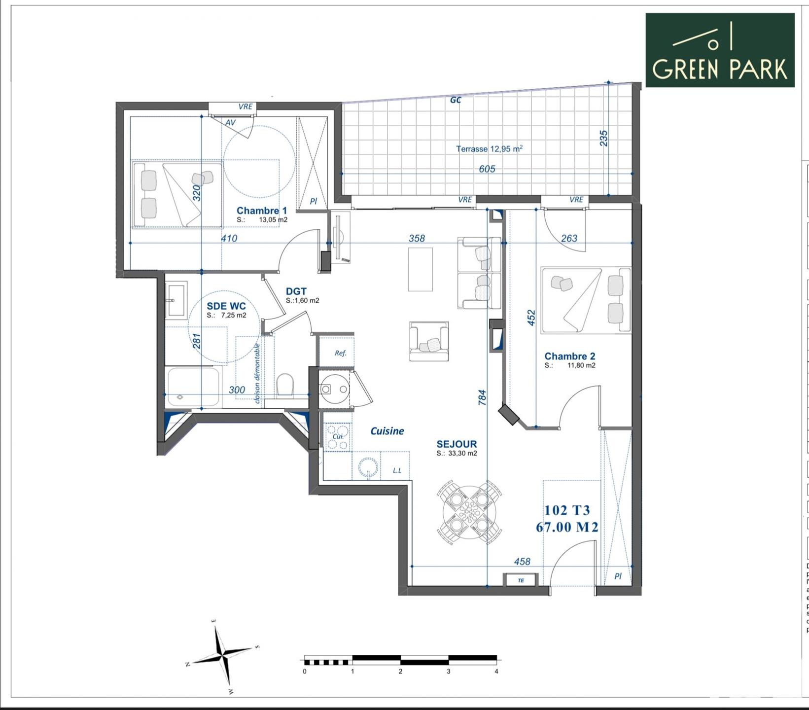 Appartement à vendre, 67m², Toulon