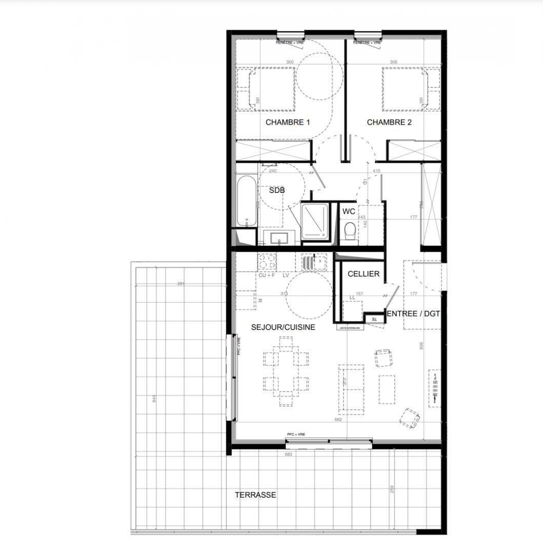 Appartement à vendre, 82m², Baillargues