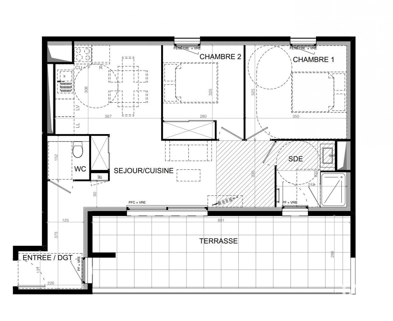 Appartement à vendre, 60m², Baillargues