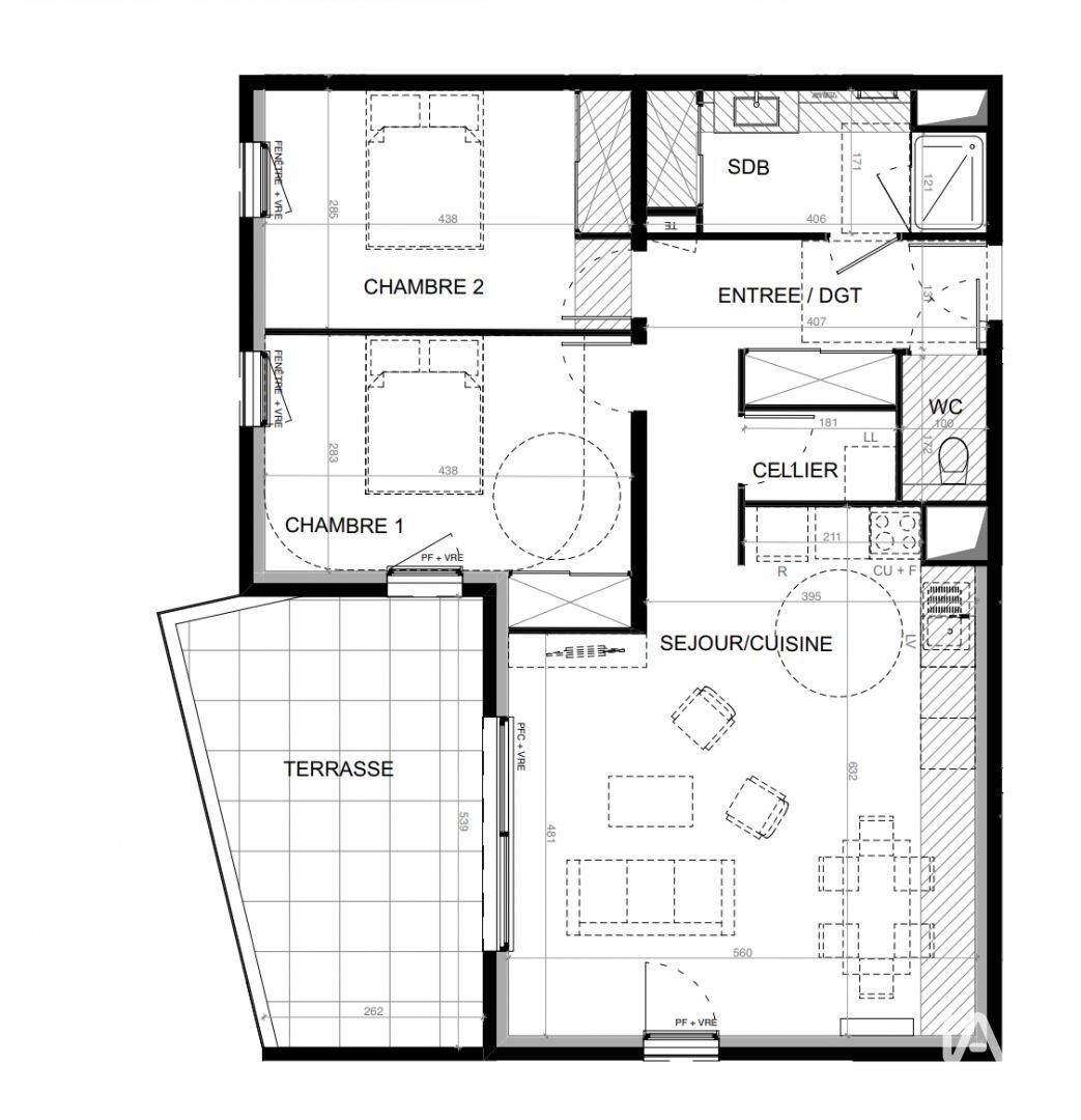 Appartement à vendre, 77m², Baillargues