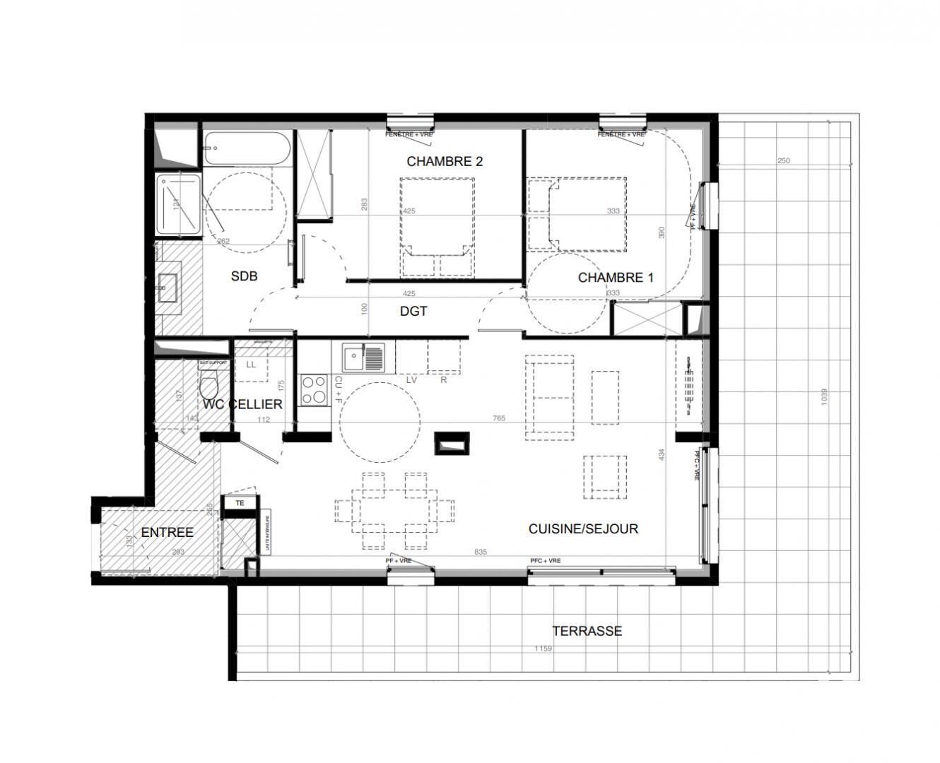 Appartement à vendre, 82m², Baillargues