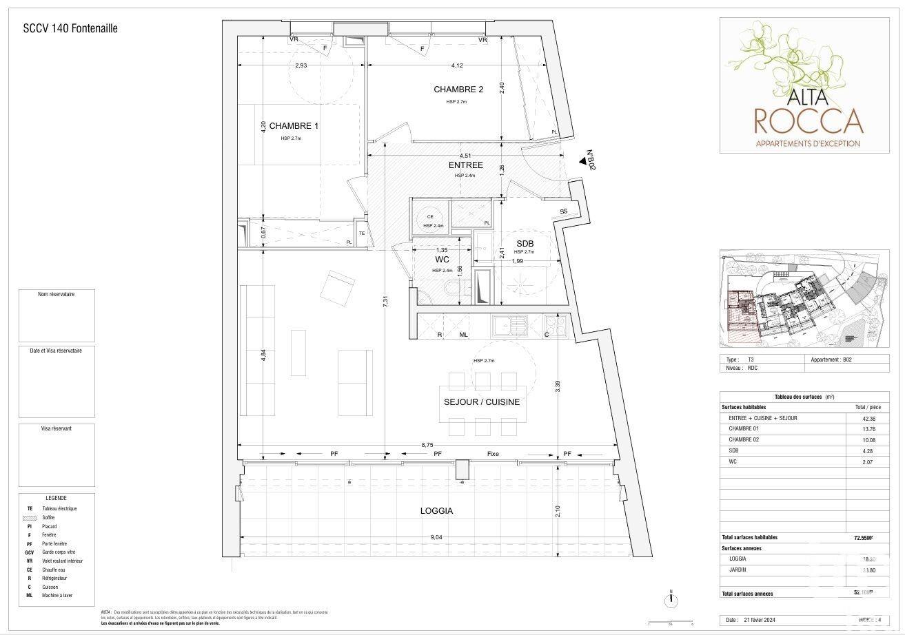 Appartement à vendre, 73m², Aix-en-Provence
