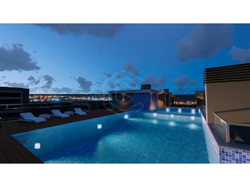 Appartement T2, piscine sur le toit, Faro, Algarve