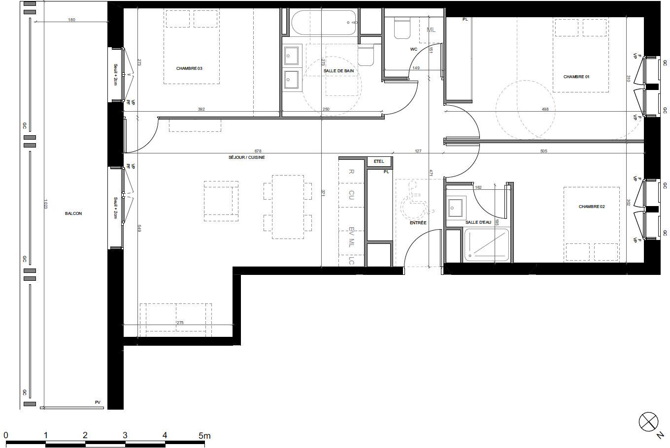 Appartement à vendre, 84m², Toulouse