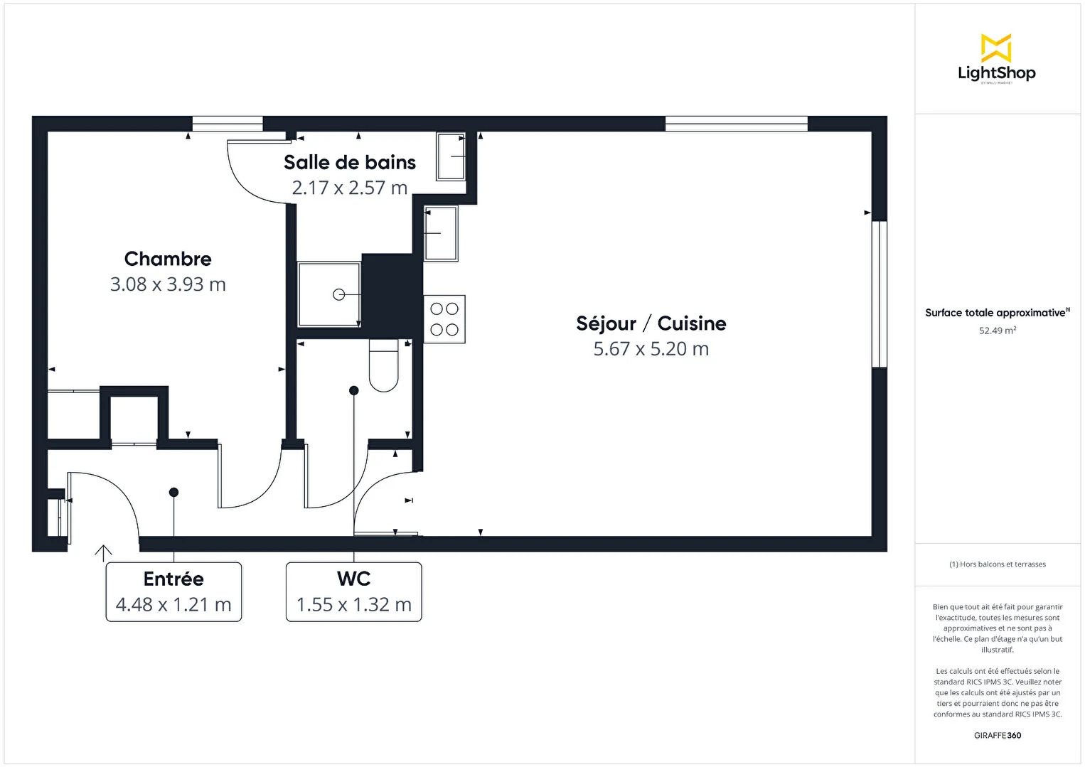 Appartement à vendre, 53m², Nantes