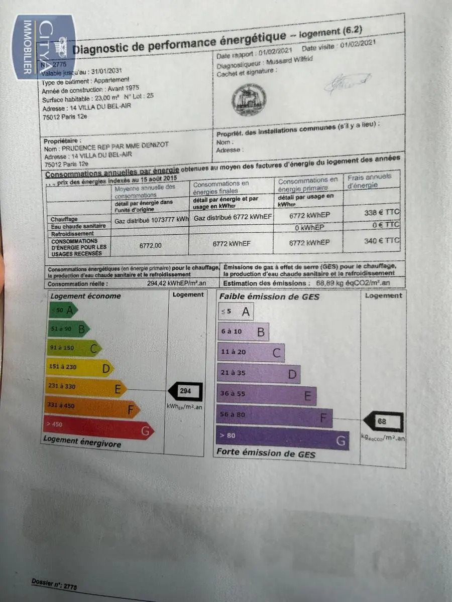 Appartement à vendre, 24m², Paris 12ème