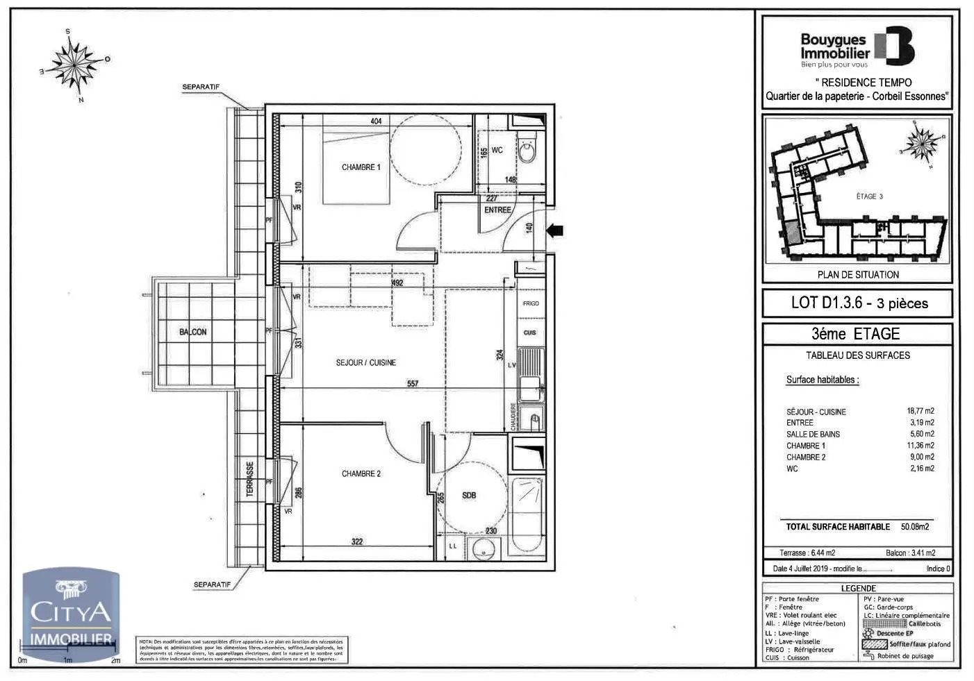 Appartement à louer, 50m², Corbeil-Essonnes