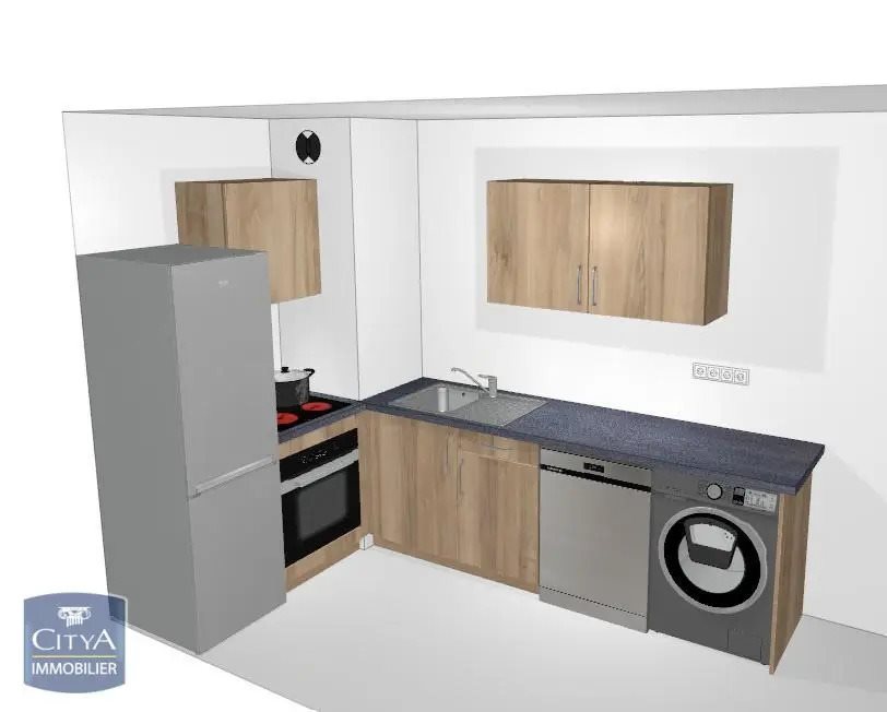 Appartement à louer, 37m², Saint-Etienne