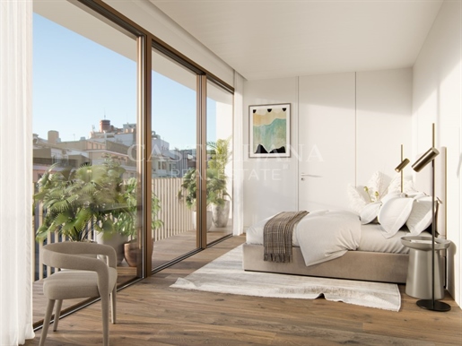 Apartamento de 1 dormitorio en obra nueva en Santo António, Lisboa