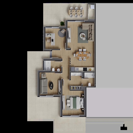 Apartamento T1+2 Estombar/Lagoa