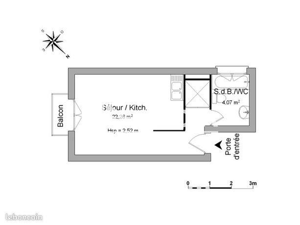 Maison à louer, 26m², Les Mureaux