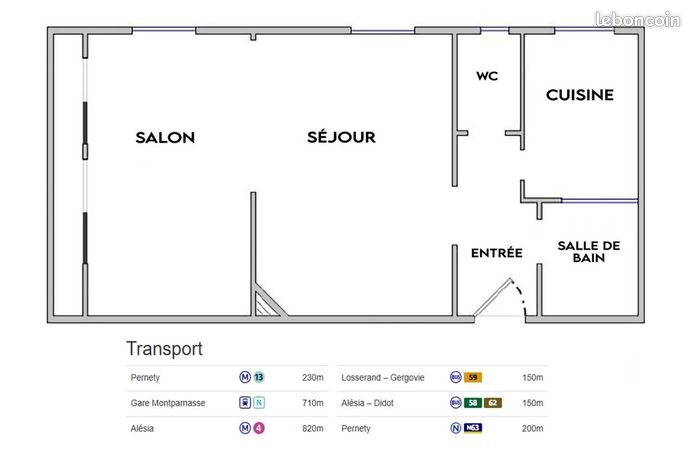 Appartement à vendre, 38m², Paris 14ème