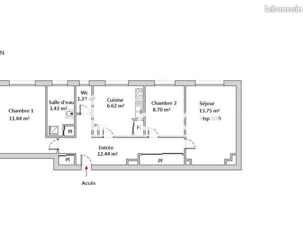 Appartement à louer, 58m², Toulon