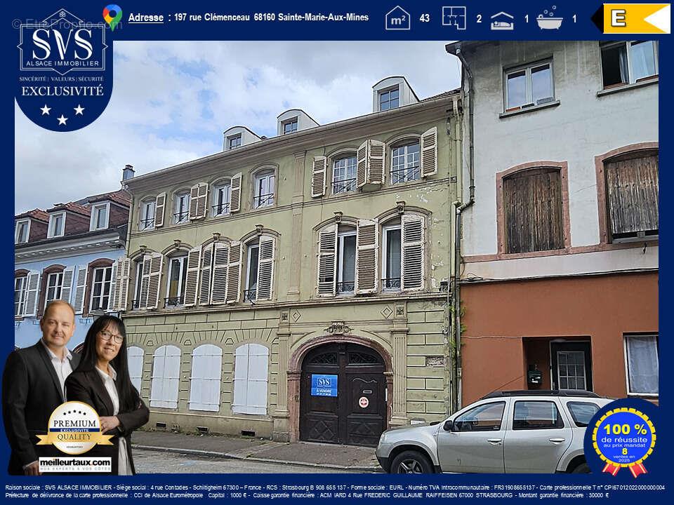 Appartement à vendre, 63m², Sainte-Marie-aux-Mines