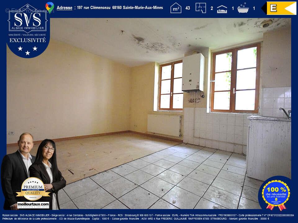 Appartement à vendre, 63m², Sainte-Marie-aux-Mines