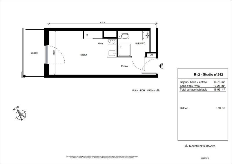 Appartement à louer, 18m², Nîmes
