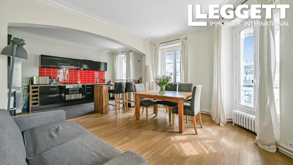 Appartement à vendre, 69m², Paris 18ème