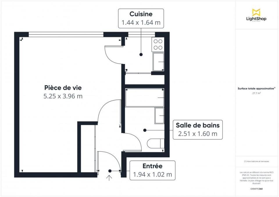 Appartement à vendre, 28m², Paris 11ème