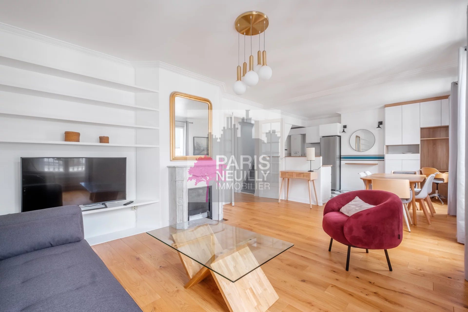 Appartement à louer, 60m², Paris 17ème