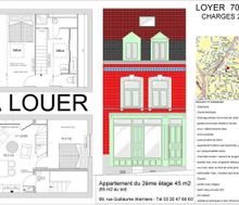 Appartement à louer, 45m², Lille