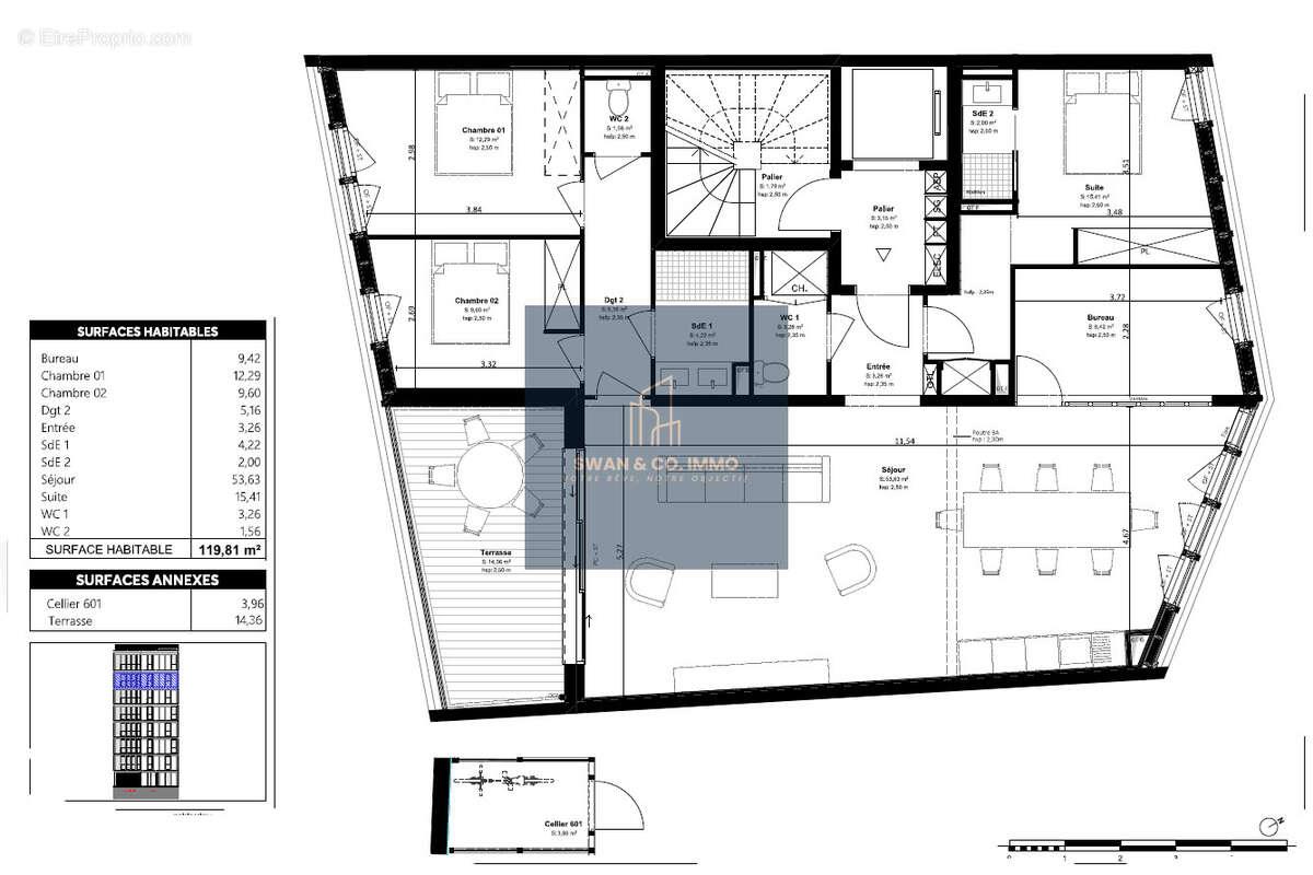 Appartement à vendre, 120m², Bordeaux