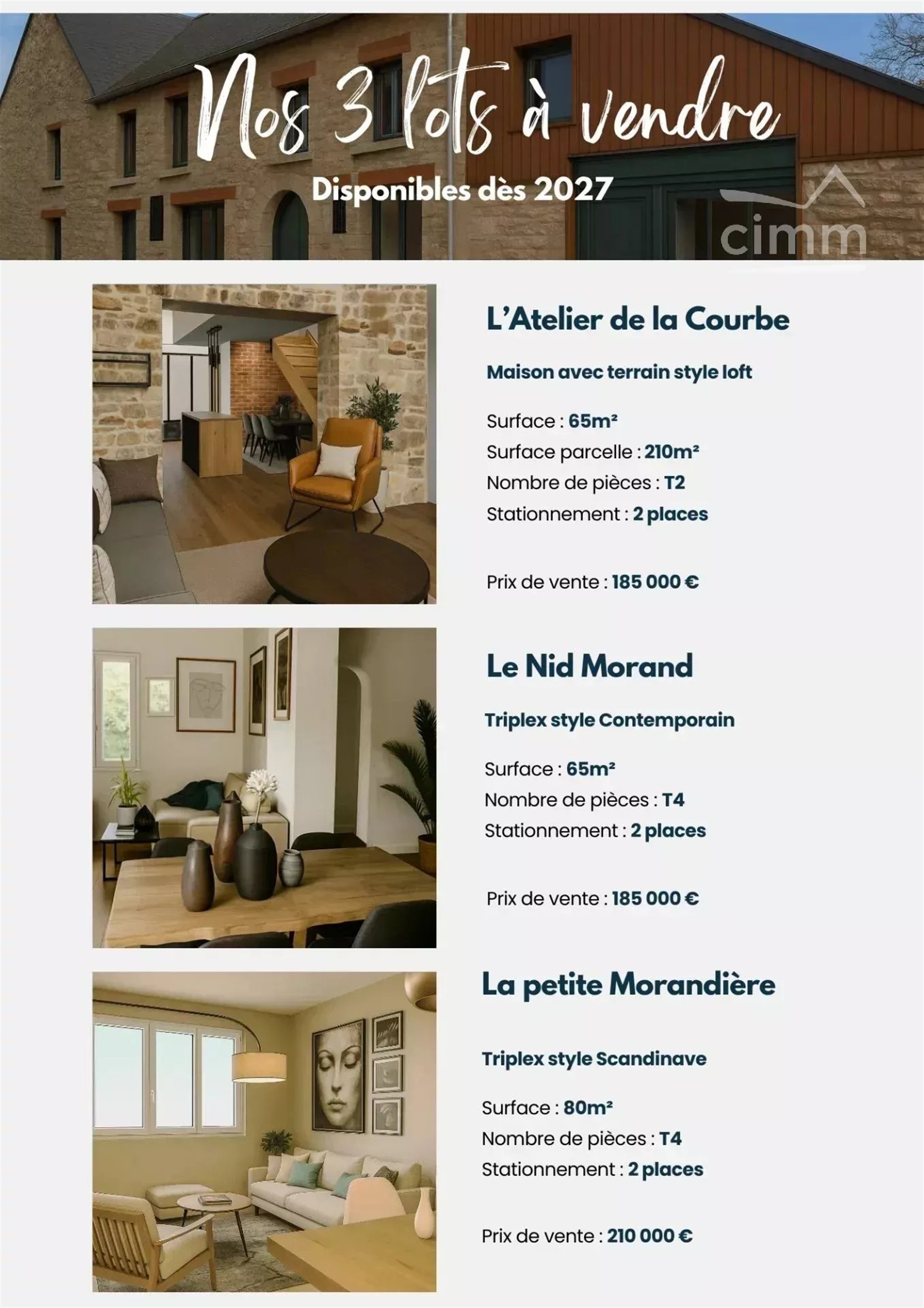Appartement à vendre, 64m², Bourg-des-Comptes