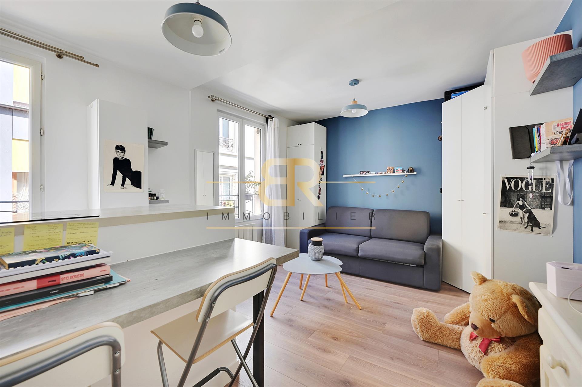Appartement à vendre, 19m², Paris 10ème