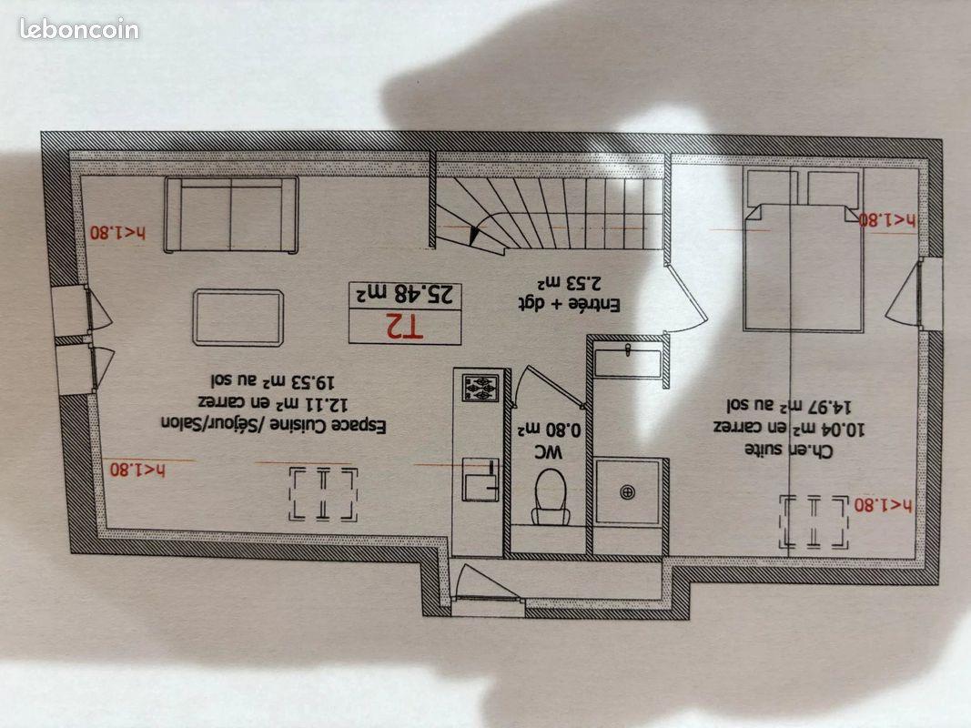 Appartement à vendre, 25m², Rouen