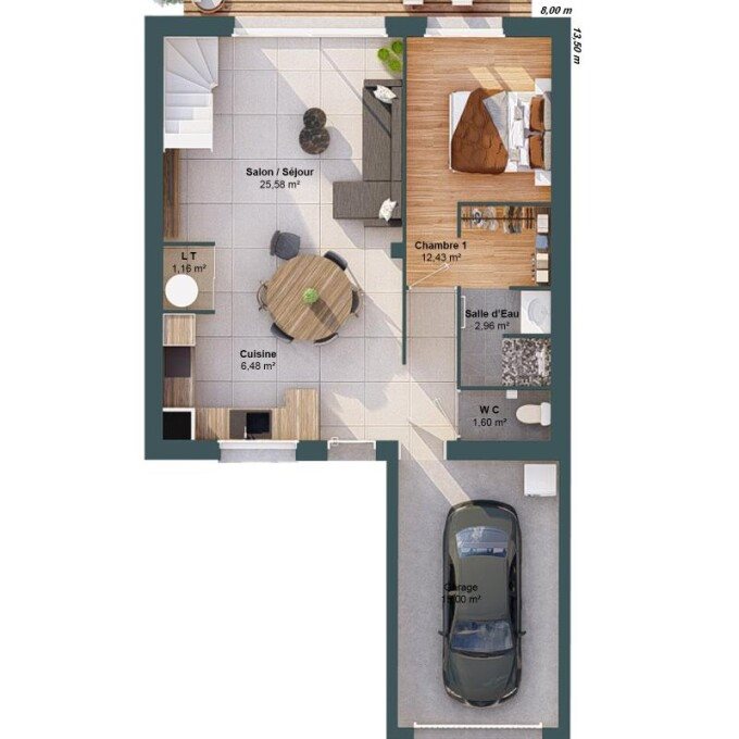 Maison à vendre, 99m², Casson