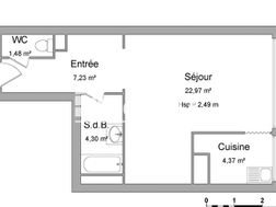 Appartement à louer, 40m², Brunoy