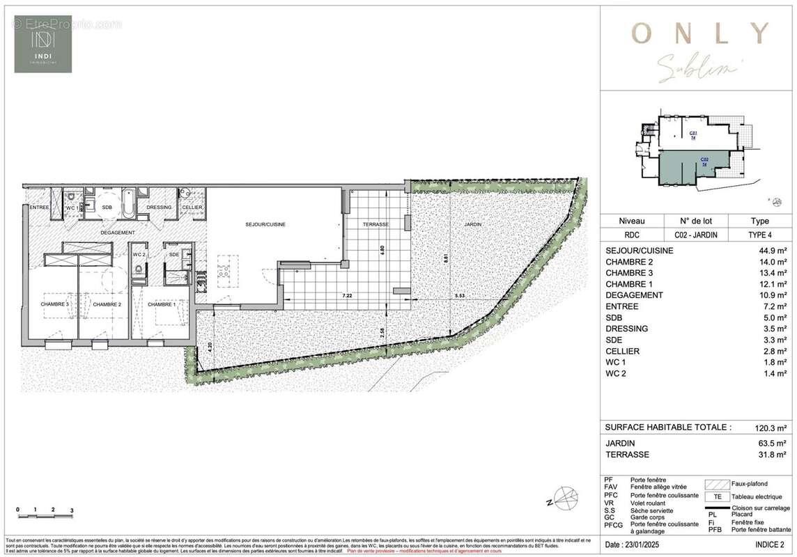 Appartement à vendre, 120m², Aix-en-Provence