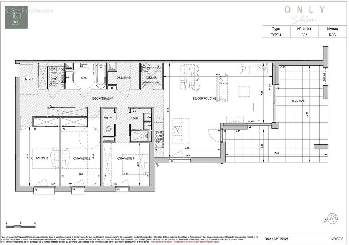 Appartement à vendre, 120m², Aix-en-Provence