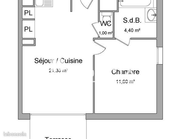 Maison à louer, 43m², Toulouse