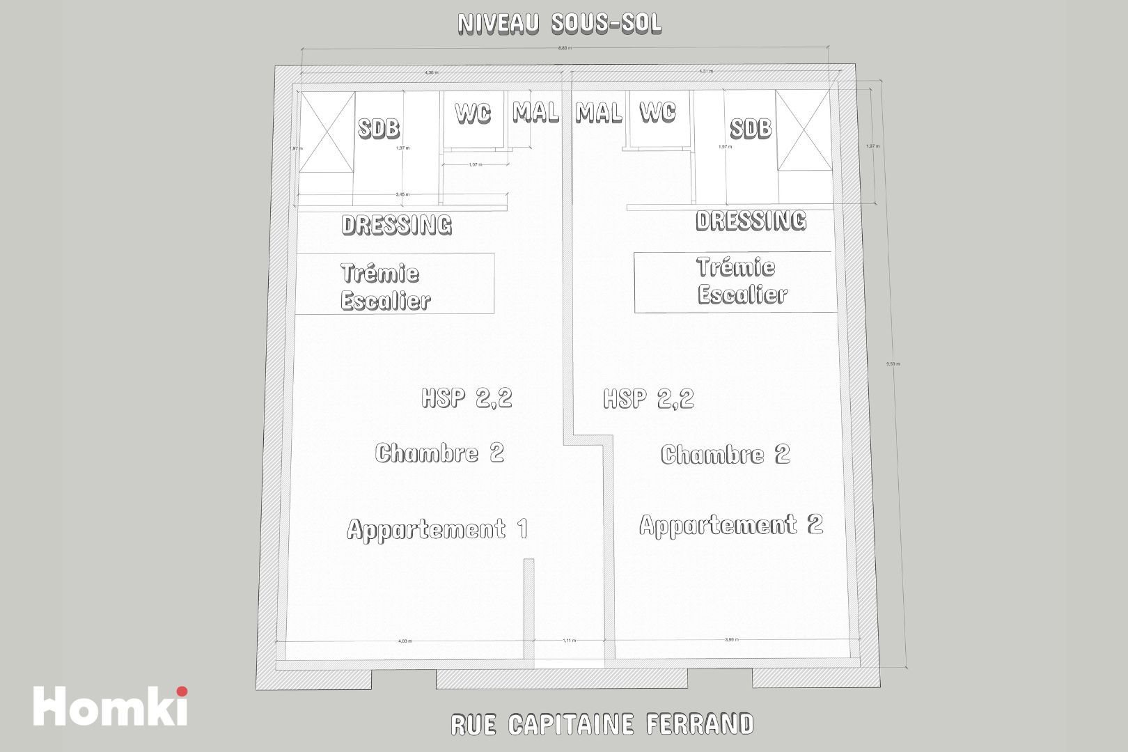 Appartement à vendre, 73m², Bordeaux