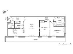 Appartement à louer, 80m², Arcueil