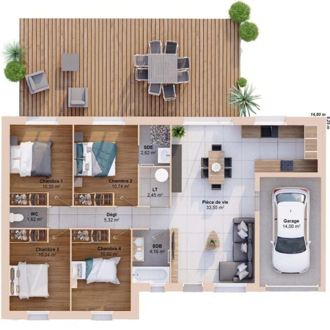 Maison à vendre, 91m², Neuville-sur-Sarthe