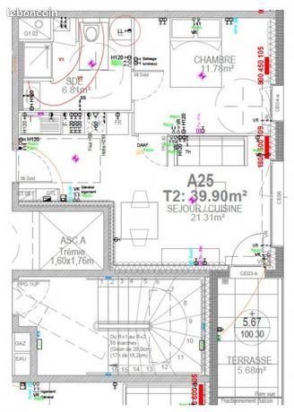 Appartement à louer, 39m², Orléans