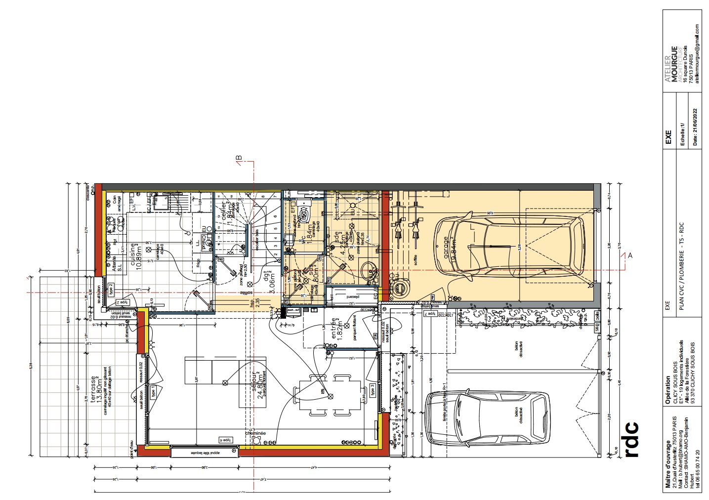 Maison à louer, 111m², Clichy-sous-Bois